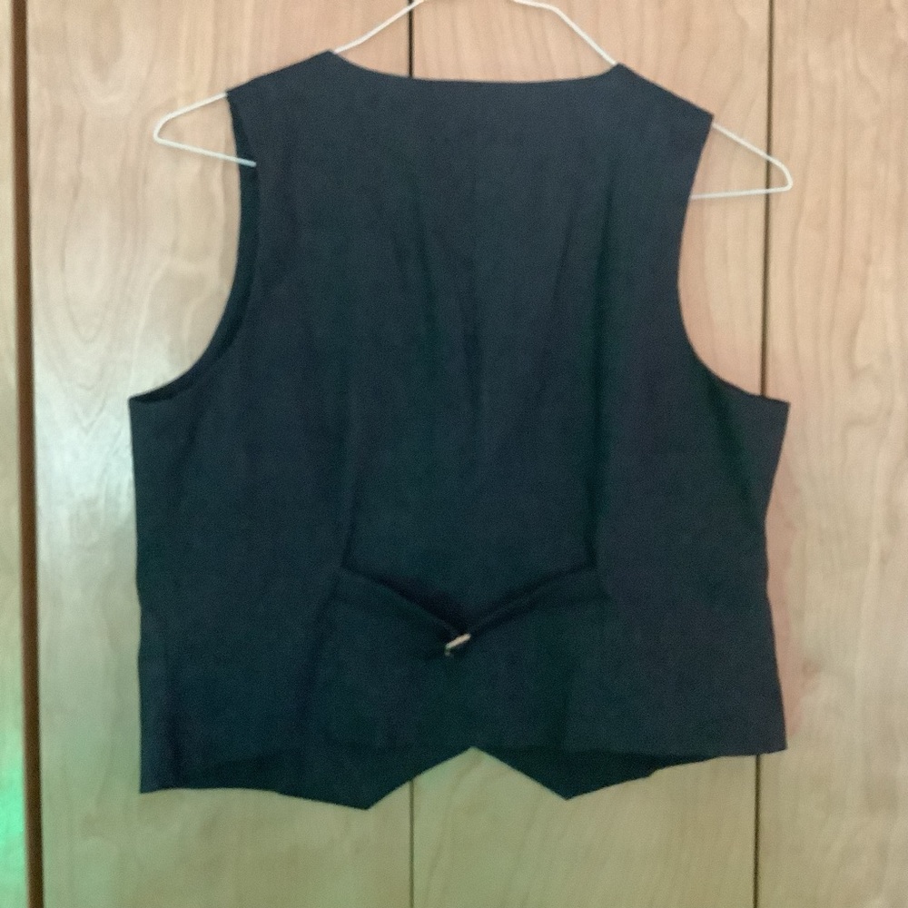 Nicole Miller Blue Vest - Picture 2 of 4